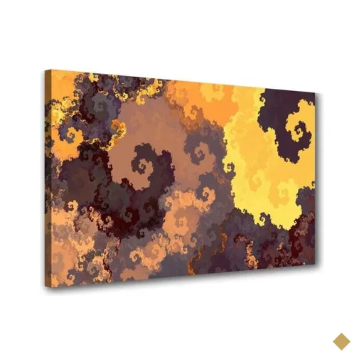 Quadro Decorativo Sala Abstrata Fractal