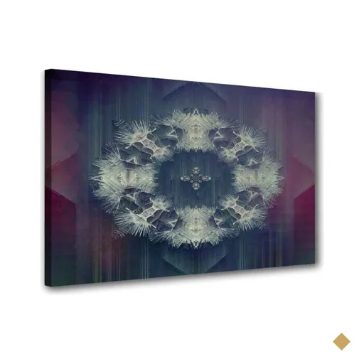 Quadro Decorativo Mandala Abstrata Circulos