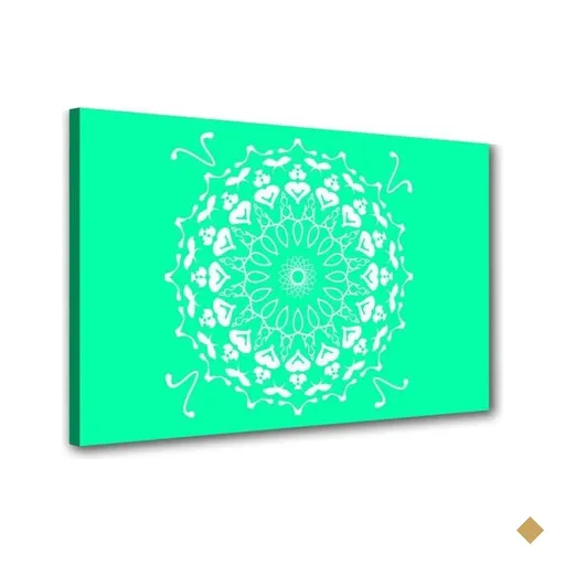 Quadro Decorativo Sala Mandala Neve