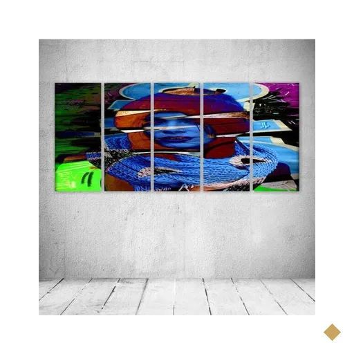 Quadro Decorativo - Girl292 - Composto de 5 Quadros