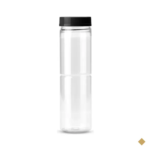 24un Pote Multiuso Plástico 700ml com Tampa Branco Preto G1570 Galvanotek
