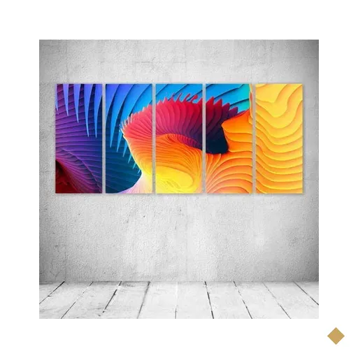 Quadro Decorativo - Macbook Pro Iphone - Composto de 5 Quadros