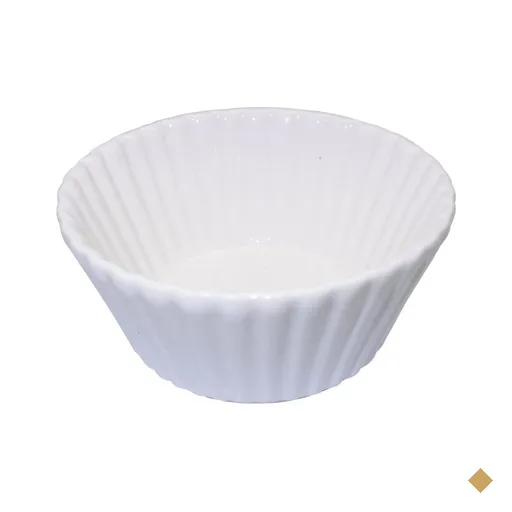 Ramequim Blanc New Bone China 140ml Branco 9x4cm Molheira Souflé Forno Servir
