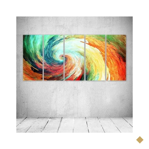 Quadro Decorativo - Undone By Outsidefate - Composto de 5 Quadros