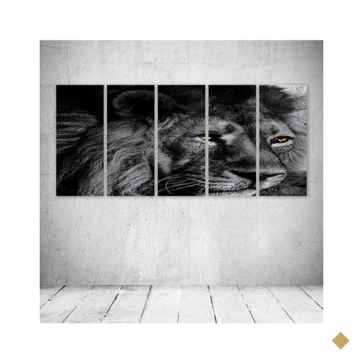 Quadro Decorativo - Animal22 - Composto de 5 Quadros