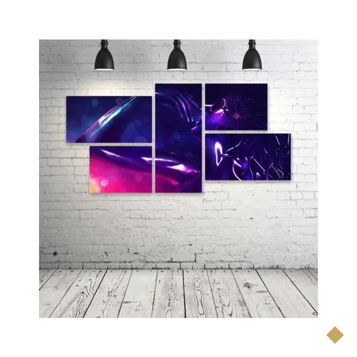Quadro Decorativo - Cg-Girl - Composto de 5 Quadros