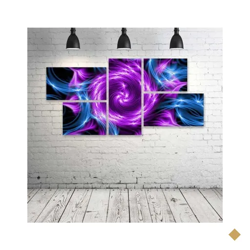 Quadro Decorativo - Fondos-De-Pantalla - Composto de 5 Quadros