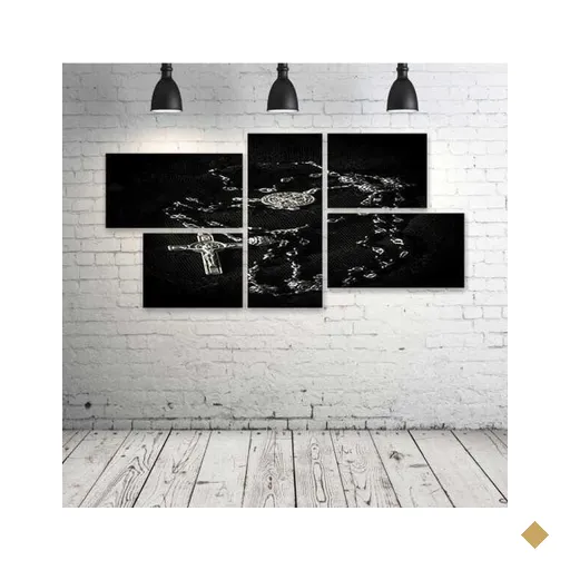 Quadro Decorativo - Religion - Composto de 5 Quadros