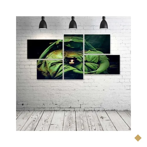 Quadro Decorativo - Woman572 - Composto de 5 Quadros