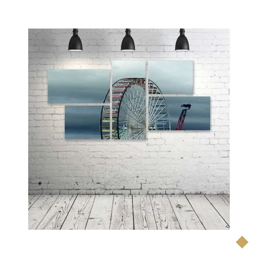 Quadro Decorativo - Ferris - Composto de 5 Quadros