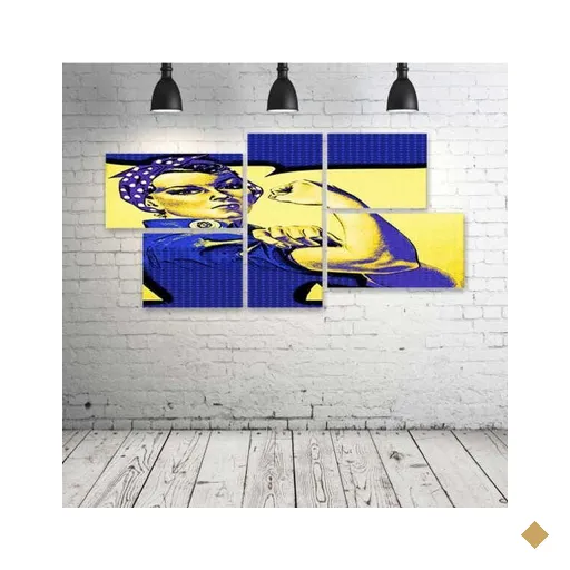 Quadro Decorativo - Vintage537 - Composto de 5 Quadros