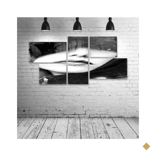 Quadro Decorativo - Gothic - Composto de 5 Quadros