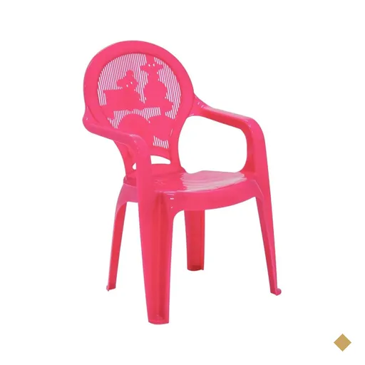 Cadeira Plástica Infantil Rosa Tramontina Encosto Vazado 56cm Cadeirinha para…