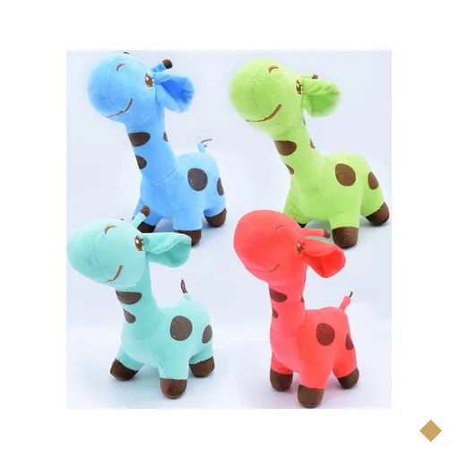 Bichinhos de Pelúcia Pequenos Animais Meu Pet Girafinha
