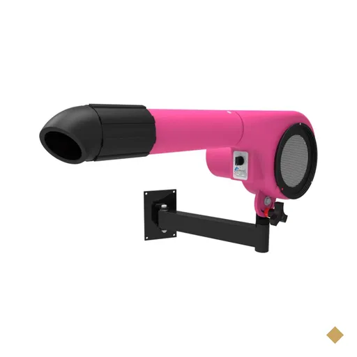 Secador Profissional com Suporte de Parede Minag Rosa 3 Temperaturas 220V