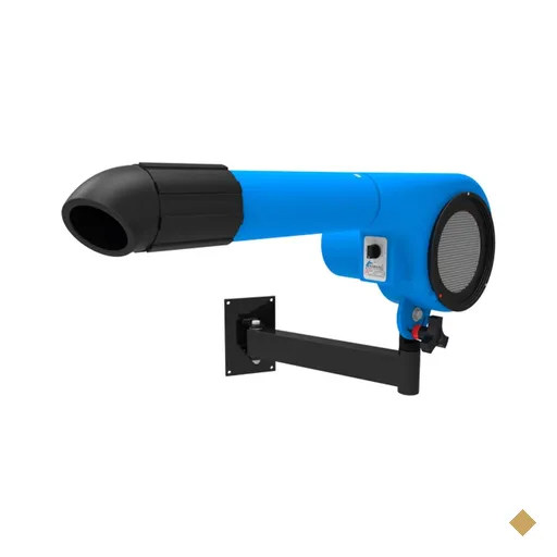Secador Profissional com Suporte de Parede Minag Azul 3 Temperaturas 220V