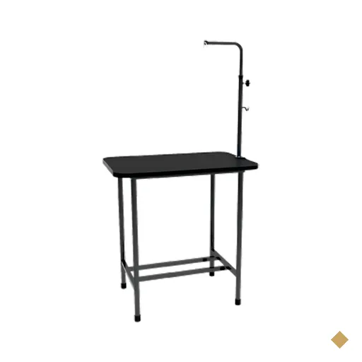 Mesa para Tosa Fixa Minag Preta com Girafa