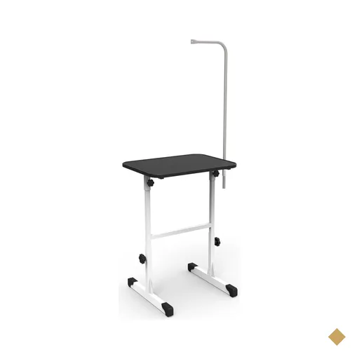 Mesa para Tosa Pequena Minag Preta com Regulagem de Altura Tampo de 40×60