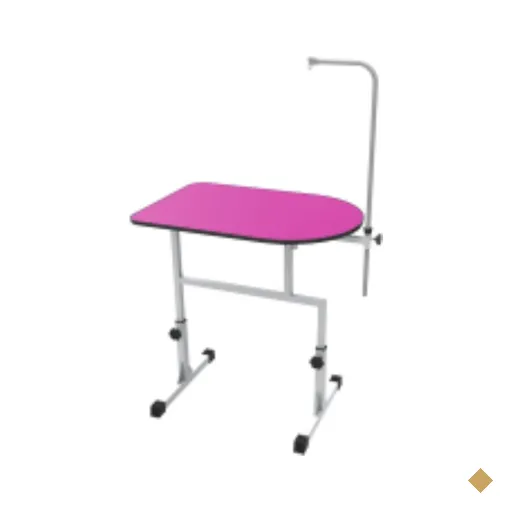 Mesa para Tosa Móvel Minag Rosa com Girafa
