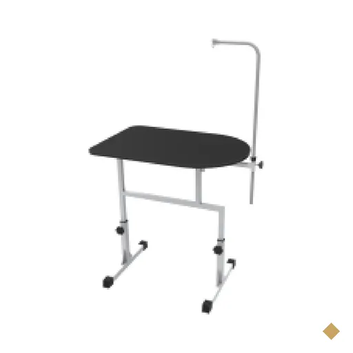 Mesa para Tosa Móvel Minag Preta com Girafa