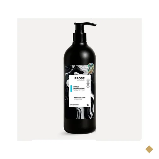 Shampoo Neutralizador de Odores Profissional Pross para Cães e Gatos 1 Litro