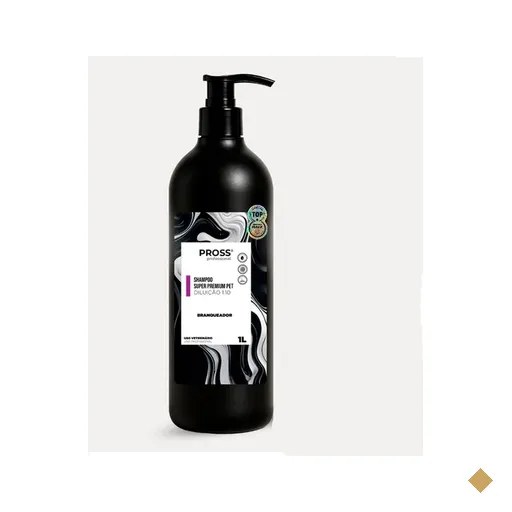 Shampoo Branqueador Profissional Pross para Cães e Gatos 1 Litro