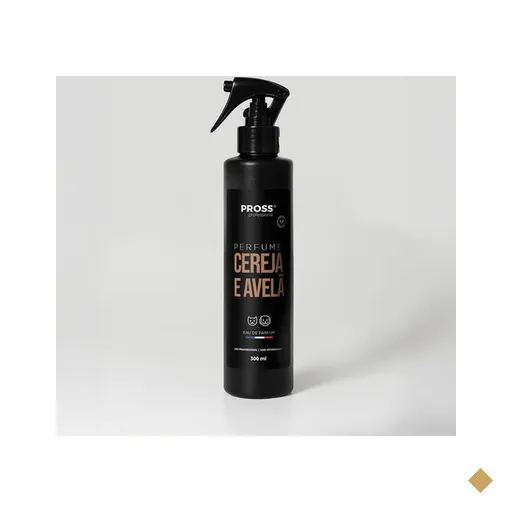 Perfume Profissional Cereja com Avelã Pross para Cães e Gatos 300 ml