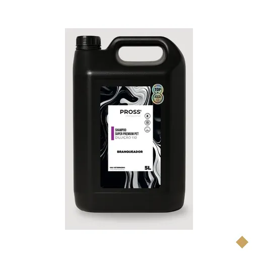 Shampoo Branqueador Profissional Pross para Cães e Gatos 5 Litros