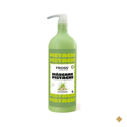 Máscara de Pistache Profissional Pross para Cães e Gatos 1 Litro