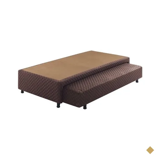 Base para Cama Box Solteiro com Cama Auxiliar de Molas Ecoflex - 88x188