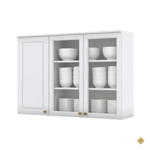 Armário Aéreo 120 cm Henn Americana, 3 Portas - C363