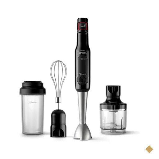 Mixer Philips Walita Daily, Capacidade de 500 ml e Funções Triturar, bater -…