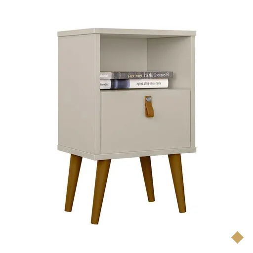 Mesa de Cabeceira com 1 Gaveta Linea Buzios 
