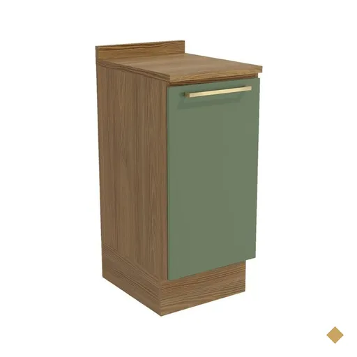 Balcão Multiuso com Tampo 40cm Kappesberg Botanic, 1 Porta - CB772