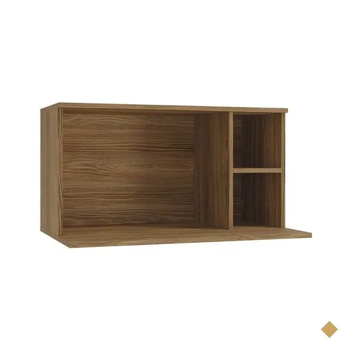 Armário Aéreo Kappesberg Botanic 80cm com Nicho para Micro-ondas, MDP - M639