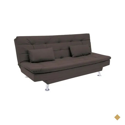 Sofá-Cama 1,90 Metros Linoforte Melissa, Suede Veludo, Espuma D-33