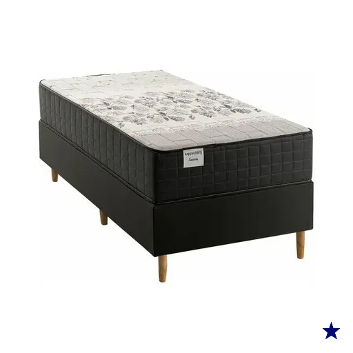 Conjunto Cama Box Solteiro de Molas Kappesberg Áustria 88x188 - CBCOL-087