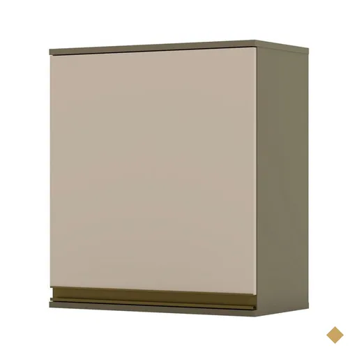 Armário Aéreo 60 cm em MDF Henn Connect, 1 Porta - C53