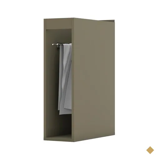 Balcão 20cm em MDF Porta Toalha Henn Connect - C65