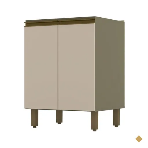 Balcão em MDF Henn Connect 60 cm, 2 Portas - C78