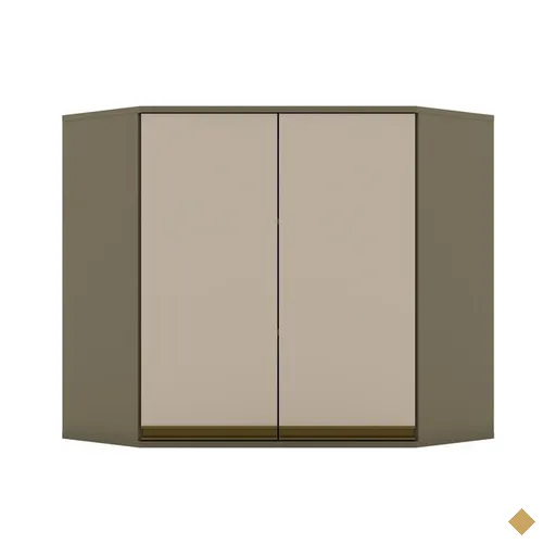 Armário Aéreo Oblíquo em MDF Henn Connect 79 cm, 2 Portas - C83