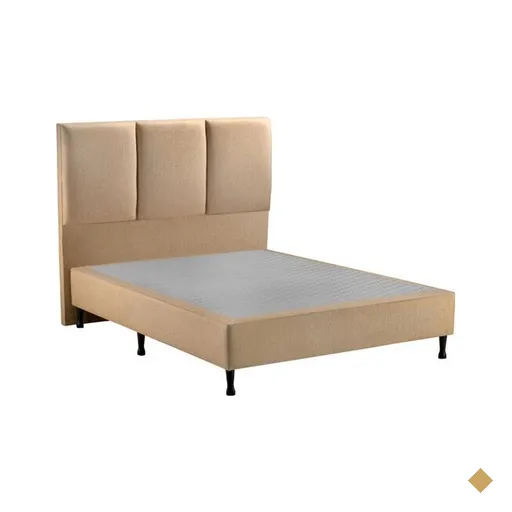Base Cama Box Casal e Cabeceira S. Design Monreale para Colchão de 138cm…