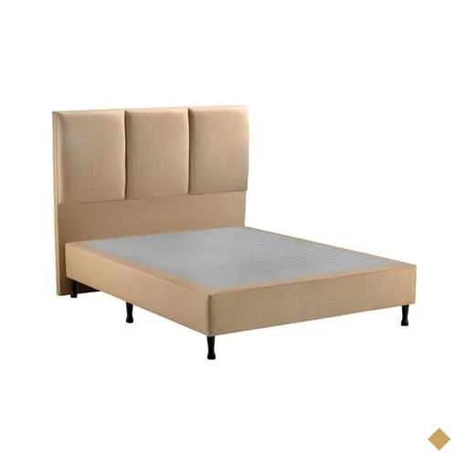 Base Cama Box Queen e Cabeceira S. Design Monreale para Colchão de 158cm…