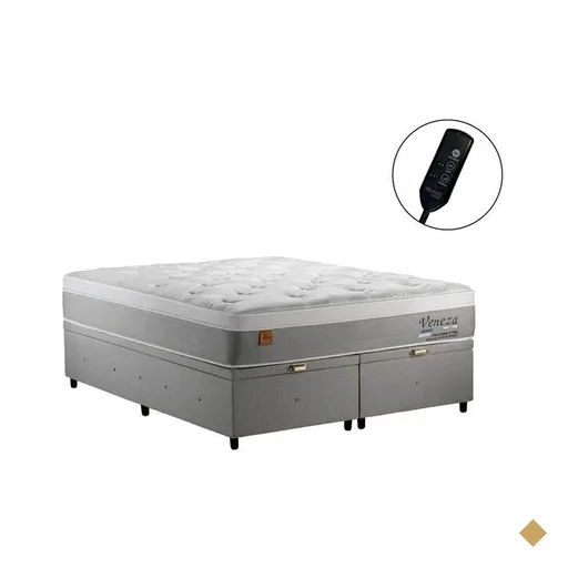 Conjunto Box Baú Casal 138X188 Sono Design com Massageador, Veneza