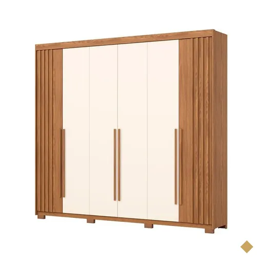Guarda-Roupa 6 Portas 4 Gavetas Henn Norton
