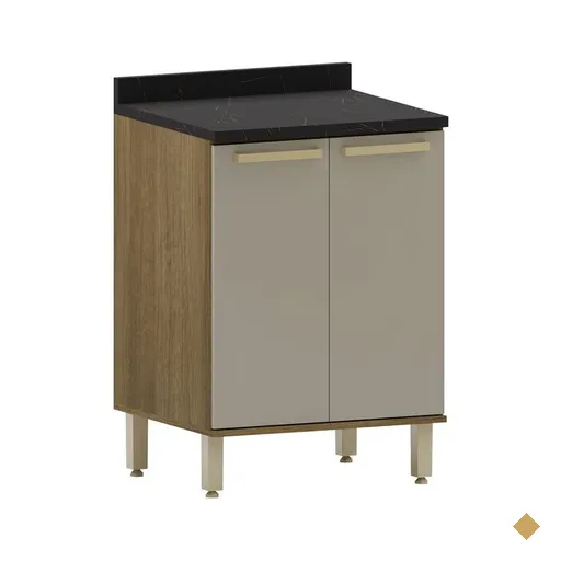 Balcão 60 cm 2 Portas Luciane Helô