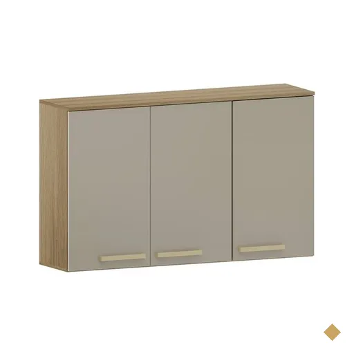 Armário Aéreo 3 Portas 120 cm Luciane Helô
