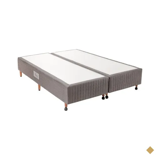 Base Para Cama Box Queen Bipartido Castor New Tecnopedic 158x198