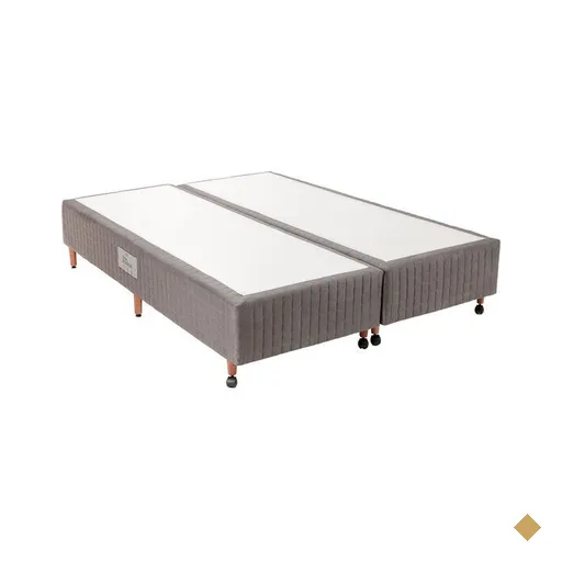 Base Para Cama Box King Bipartido Castor New Tecnopedic 193x203