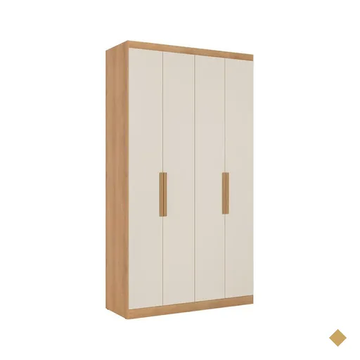 Guarda-Roupa 4 Portas 2 Gavetas THB Milan